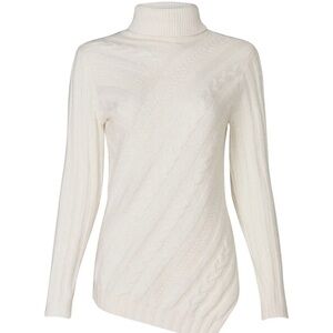 Milly Asymmetrical Cable Sweater